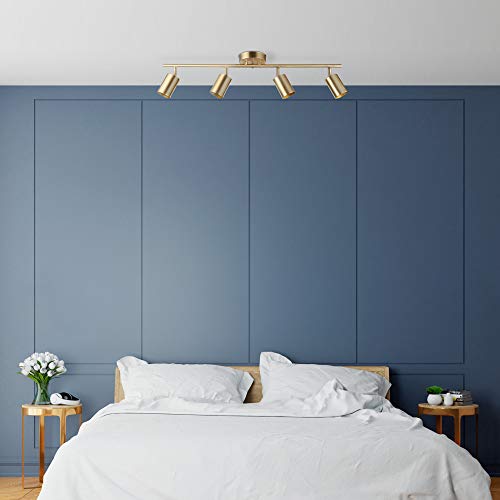 Pratt 4 Light Track Lighting (Brass (4-Light))