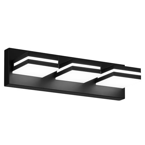 Modern LED Small Black Acrylic Bathroom Lights Fixtures 3