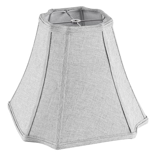 Grey Bell Lamp Shades Replacement for Table Lamps (Grey / (6.25*6.25)(13*13)11* 1 Pack)