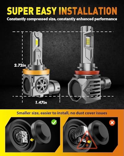 H11 9005 Light Bulbs Combo (M1 H11+9005)