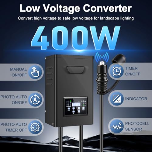 400W Low Voltage Landscape Transformer