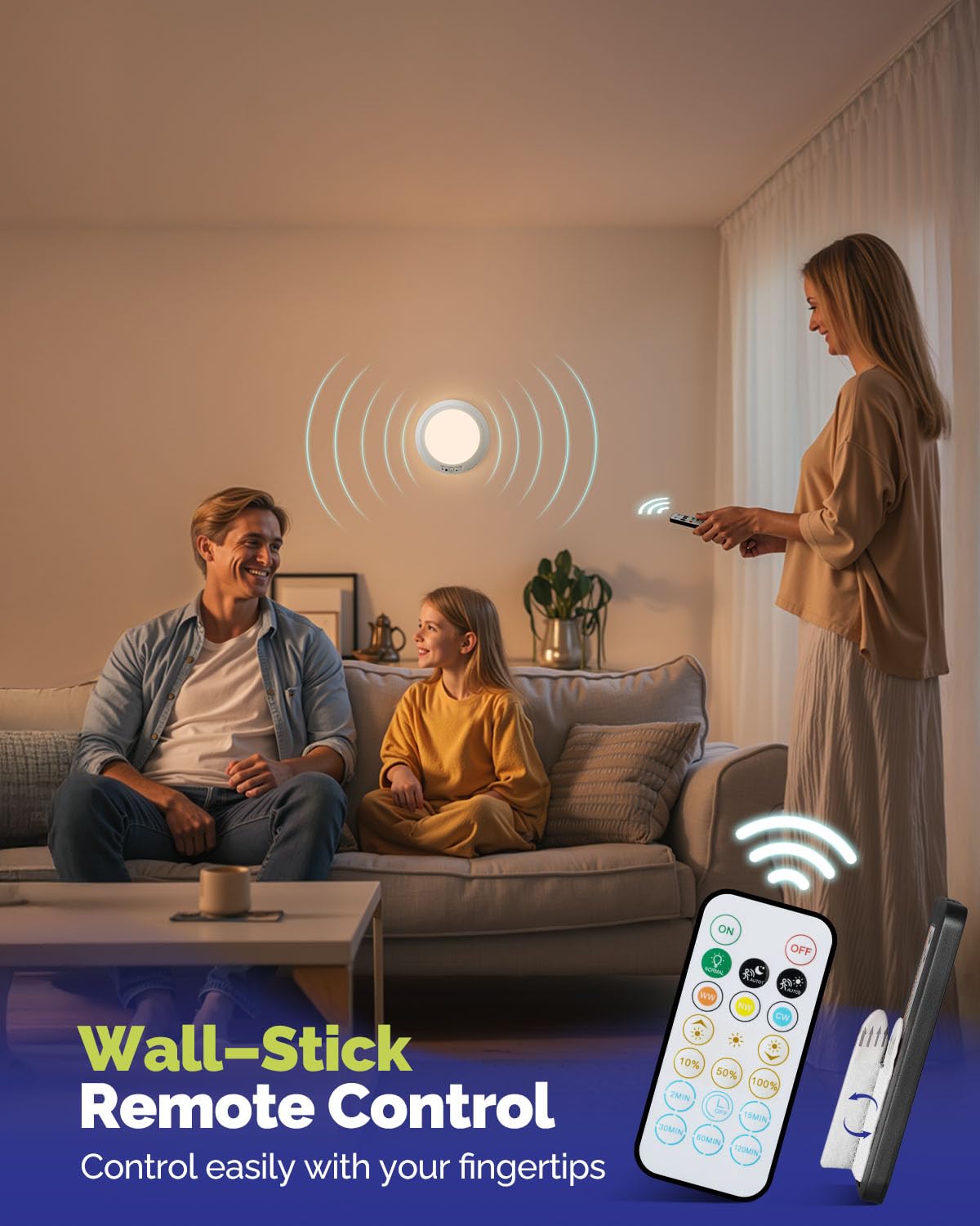 10000mAh Battery Operated Wireless Shower Light Waterproof 2 Pack (White / 2 Pack)