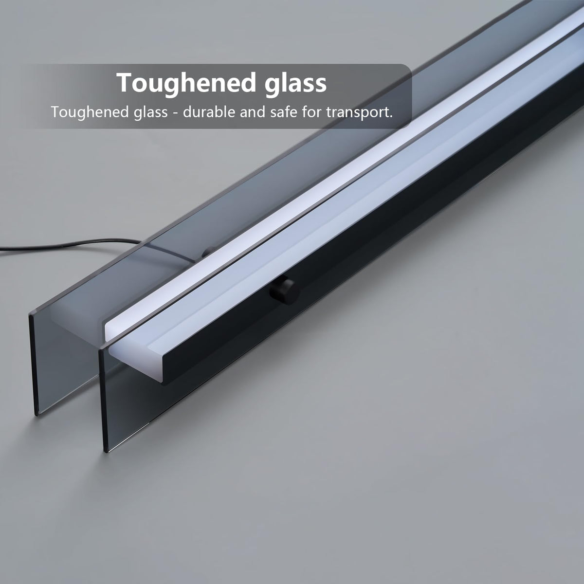 63" glass Linear Pendant Light LED linear kitchen island lighting Modern (63”)