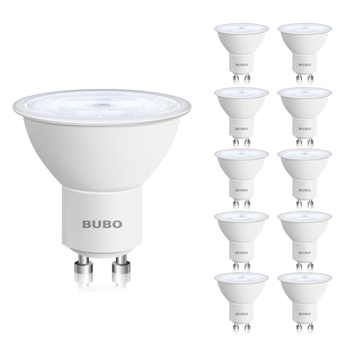 GU10 LED Bulb 6W Equivalent 50W (10 Pack / 5000k Daylight)