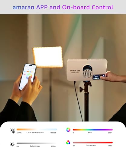 Pano 60c Kit Compact 60W RGBWW Full Color Panel Light APP Control (Pano 60c - White)