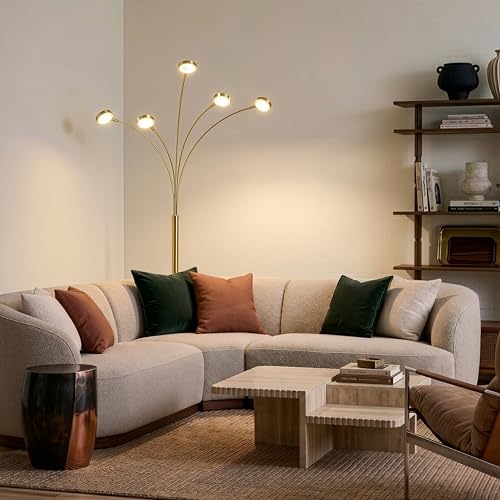 Orion Arc Floor Lamp for Living Room (Gold)