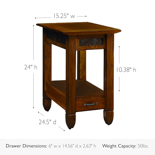 Sibley End Table (Rustic Oak)