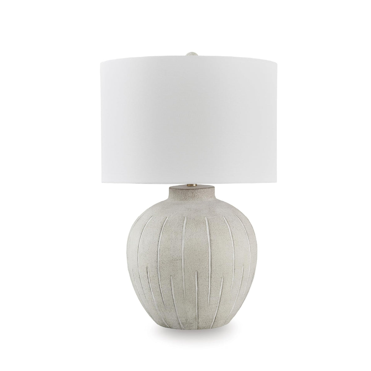 Living Room Table Lamp (Warm Gray)
