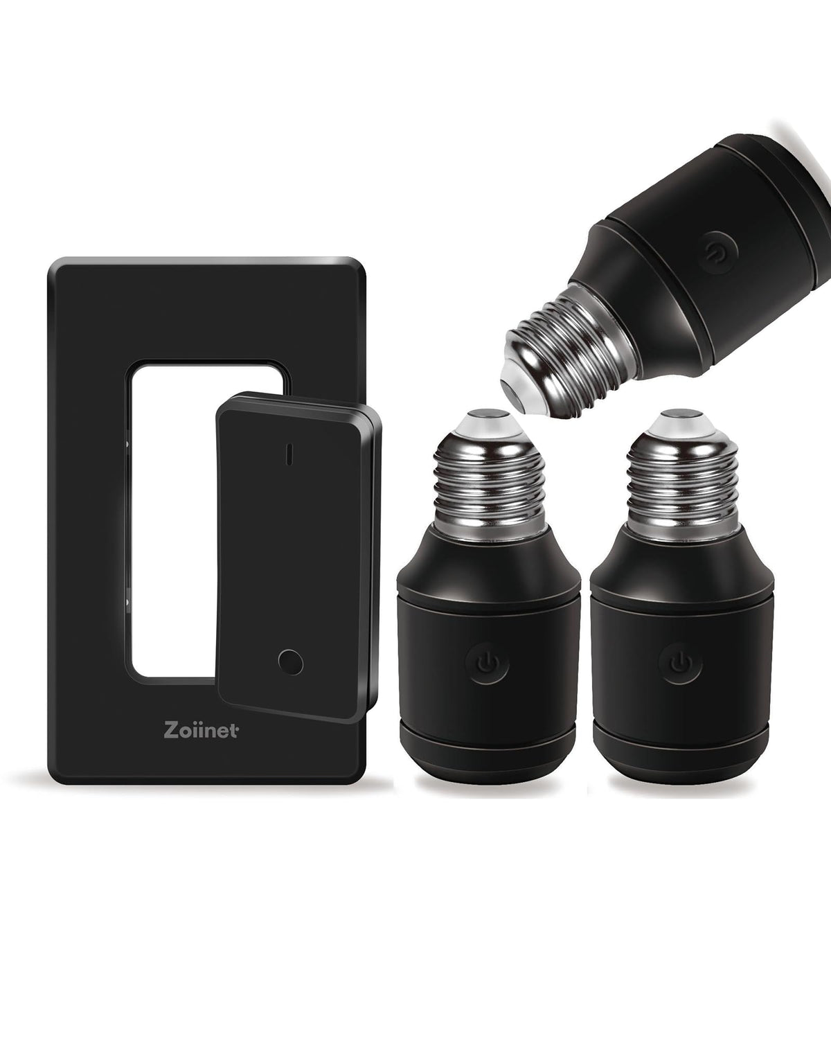 500W Remote Control Light Socket (Black)
