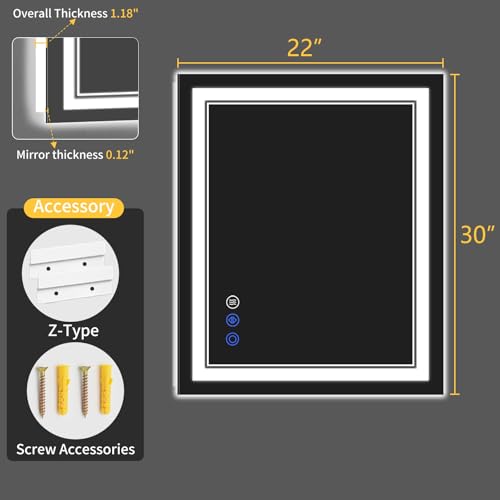 LED Bathroom Mirror with Lights