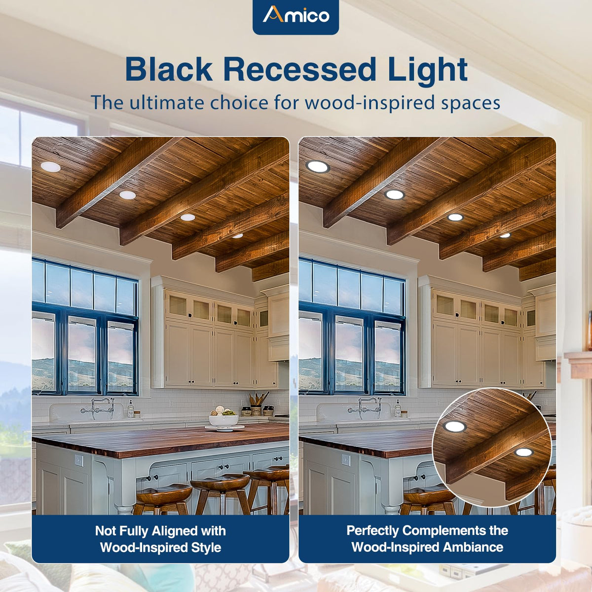 12 Pack 6 Inch LED Recessed Lighting (Black / 6 Inch)
