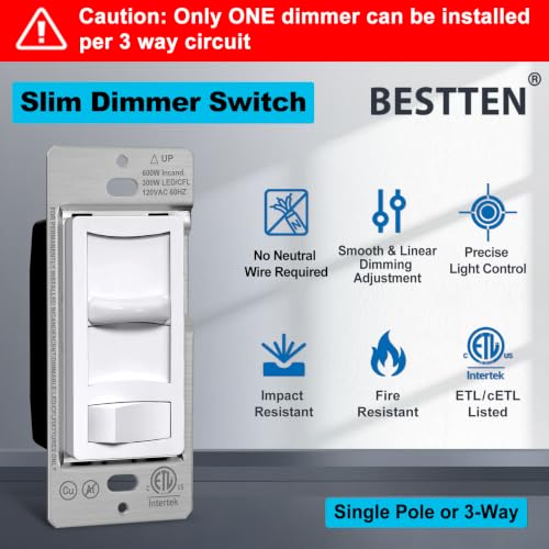 24 Bulk Slim Dimmer Switch