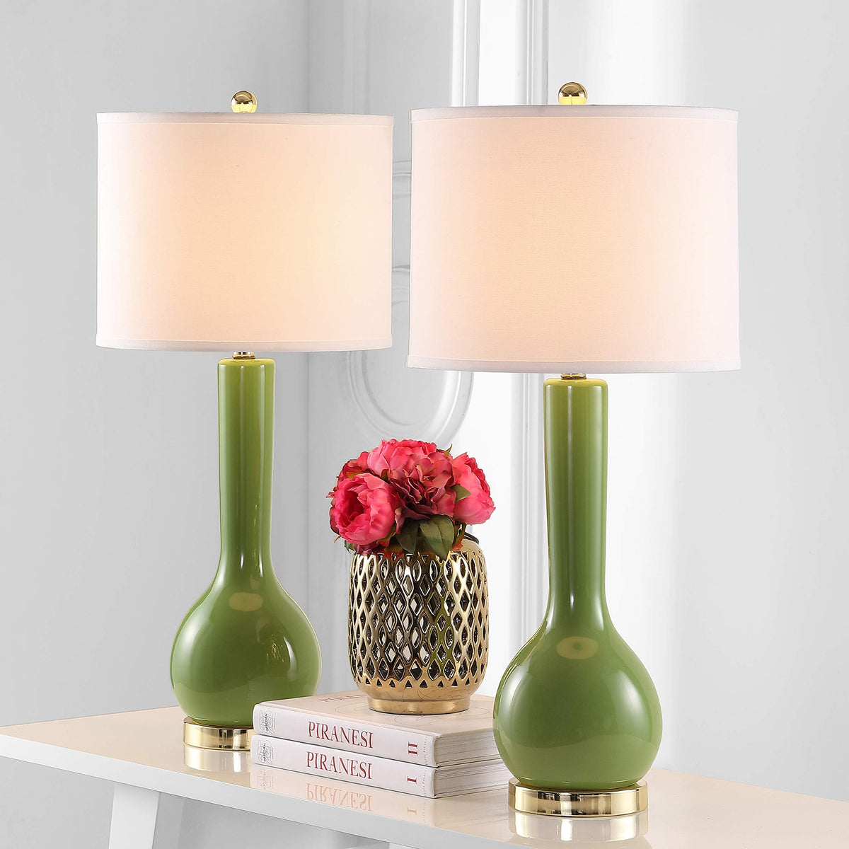 Lighting Mae Table Lamp (Green - Set of 2)
