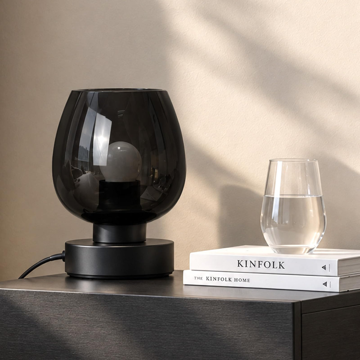 Touch Bedside Table Lamp (Black (No USB) / 1-Pack)