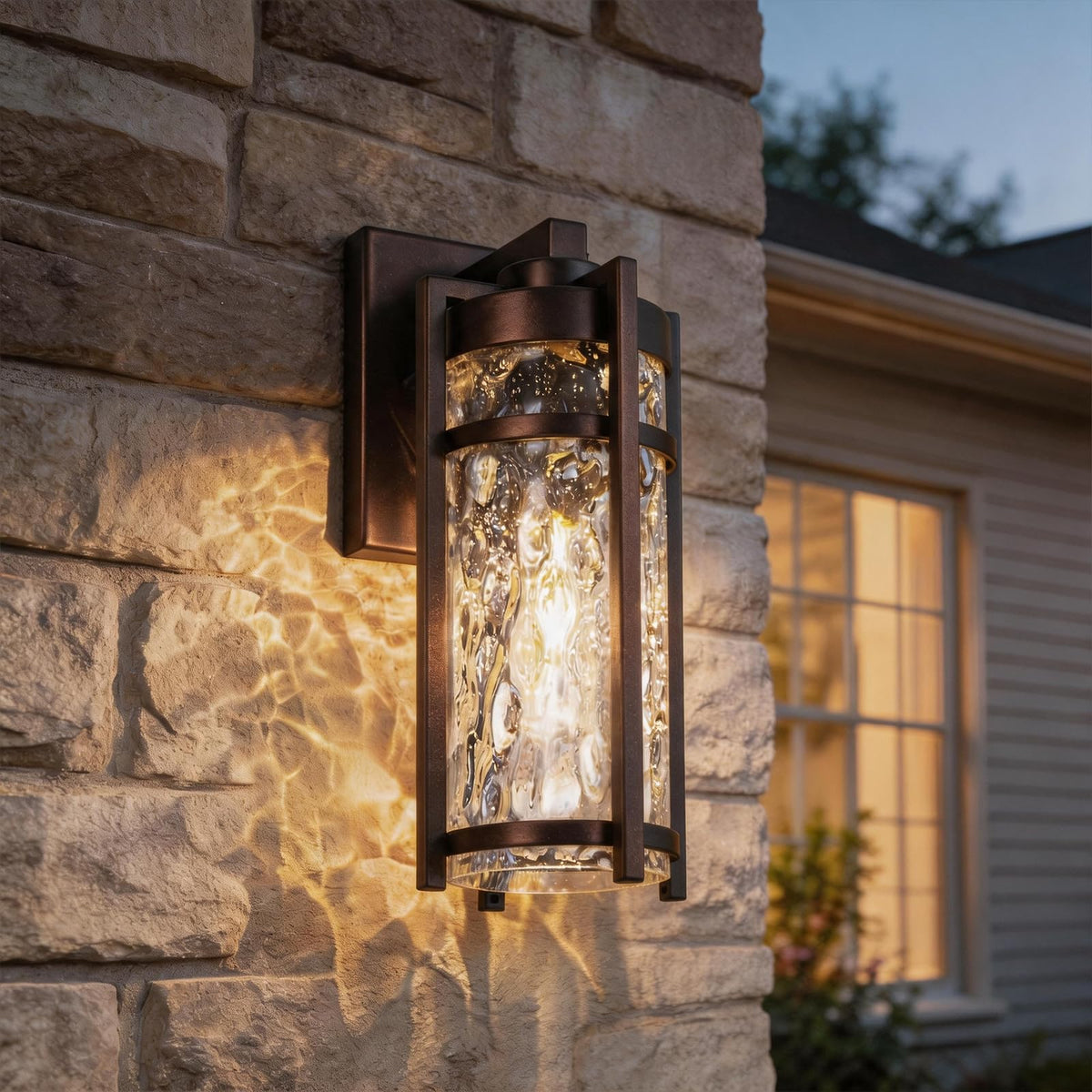 Outdoor Wall Light Fixtures (Oil-Rubbed Bronze)