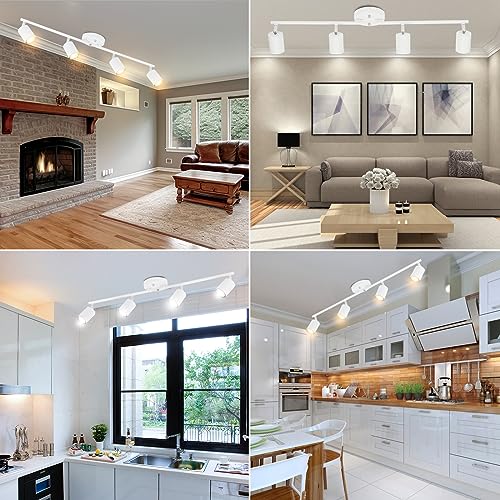 LED 4 Light Track Lighting Kit (4 Light-white)