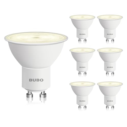 GU10 LED Bulb 6W Equivalent 50W (6 Pack / 3000k Warm White)