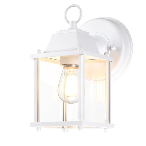 Outdoor Wall Light Fixture (White / 1-pack)