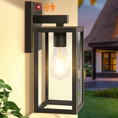 13" Upgraded Motion Sensor Outdoor Wall Light Fixture (Bronze / 13in)
