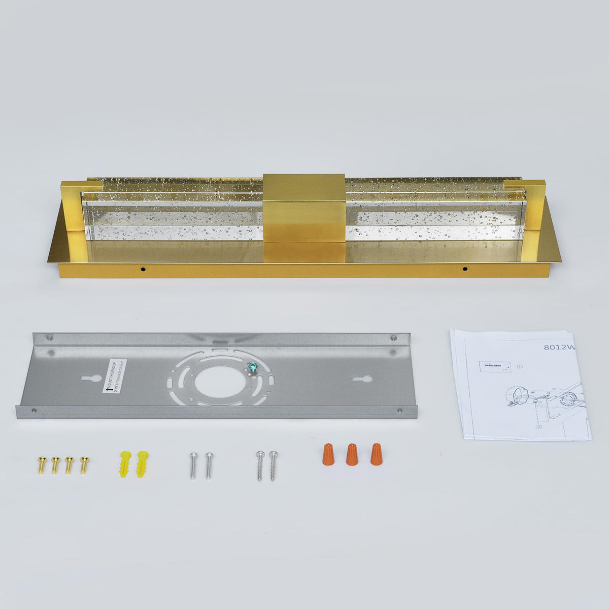 LED Wall Sconce Light (Gold 19")