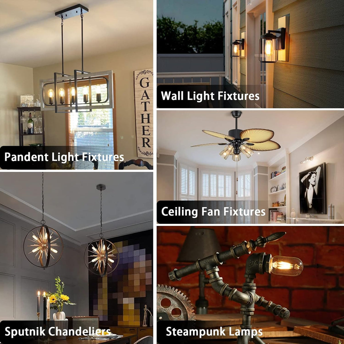 3.2 Inch E26 LED Bulb 60 Watt Equivalent (3 Inch 6W (4 Count))