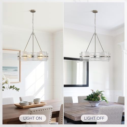 Modern Brushed Nickel Dining Room Chandeliers (Brushed Nickel)