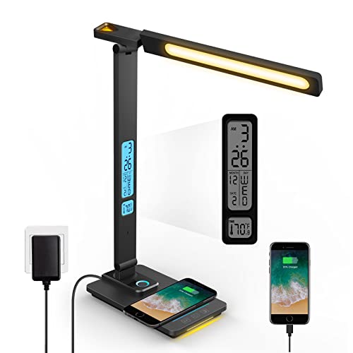 LED Desk Lamp with Wireless Charger