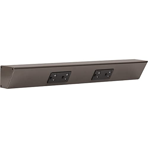 Task Lighting TR Series Angle Power Strip (18 Inch / Bronze)
