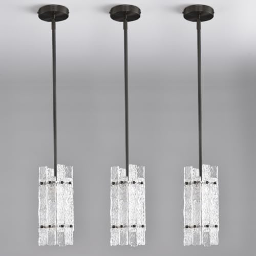 Gold Crystal Pendant Light for Kitchen Island
