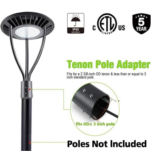 LED Lantern Post Top Pole Light