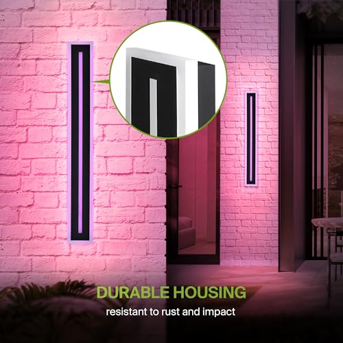 LED 48" Long Wall Mount Light Fixture (Black)