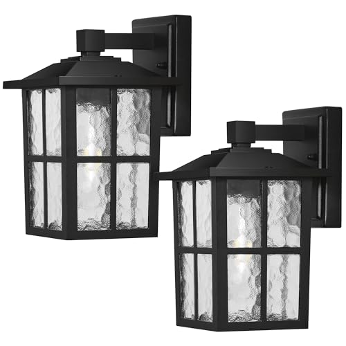 Outdoor Patio Wall Light Fixtures Set of 2