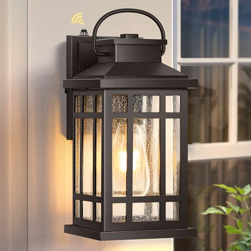 Outdoor Light Fixture (Oil-Rubbed Bronze / Dusk to Dawn Sensor-1 Pack)