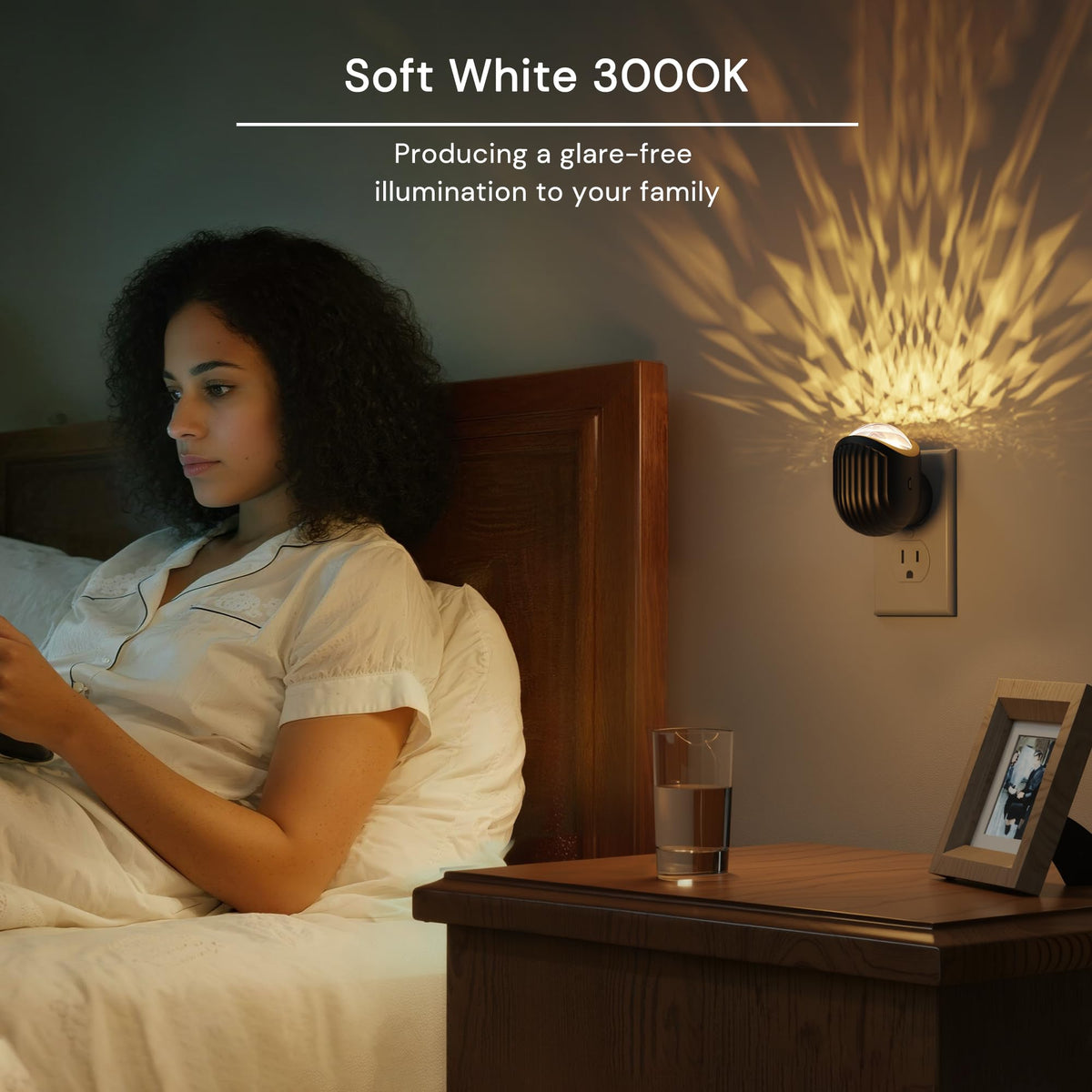 Night Lights Plug into Wall (whale-3000k / 4 Pack)