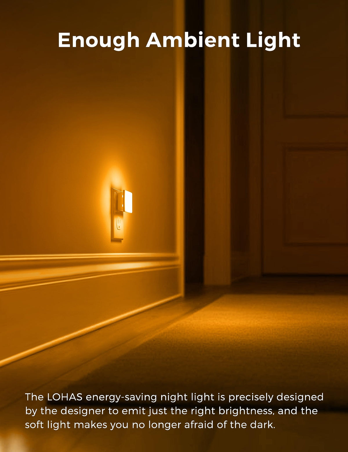 Night Lights Plug into Wall 2 (Amber)