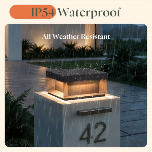 11.8'' Outdoor Post Lights Hard Wired (11.8'' AC100-240 Wired Post light)