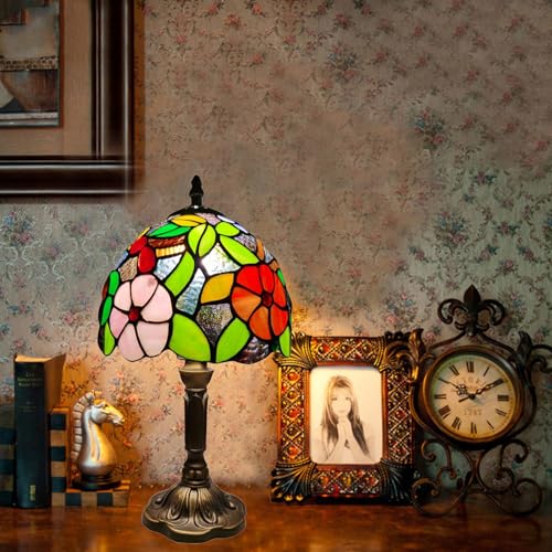 Tiffany Table Lamp (8Inch Grape Flowers)