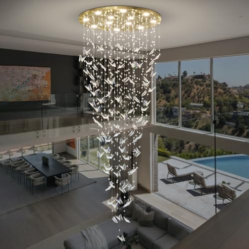 High Ceilings Chandeliers (Gold / Dia 32")