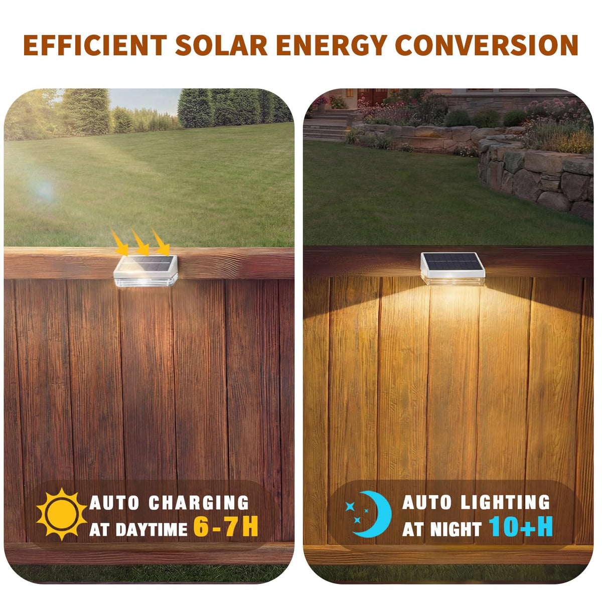 Solar Fence Lights 16 Pack (White / 16 Pack)