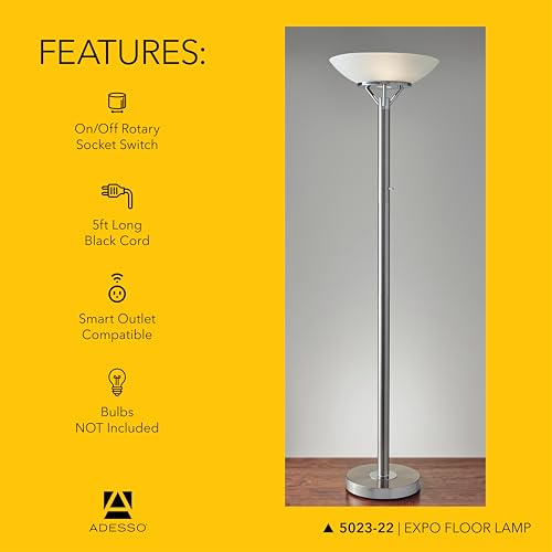 2 Light Floor Lamp
