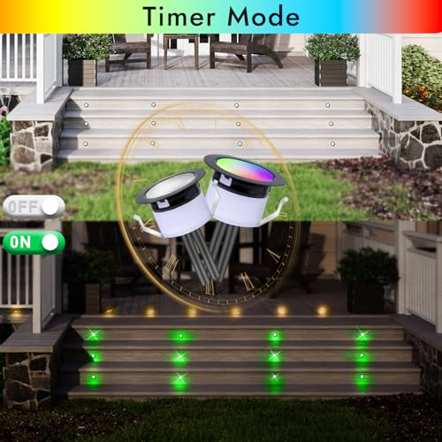 LED Deck Lights Kit (6 Pack / Rgbw (Wifi Controller))