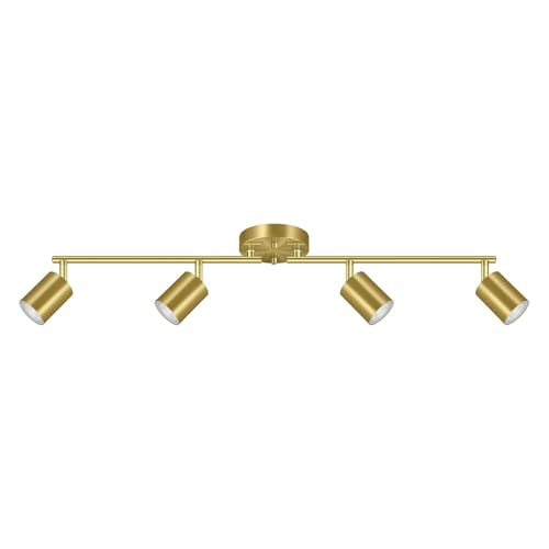 Track Lighting Ceiling Fixture Gold (Gold / 29.9" 4 Light Track Light)