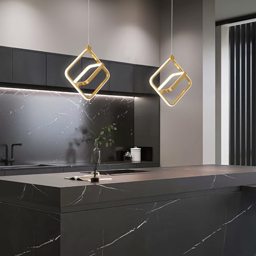 Modern LED Pendant Light 4000K Dimmable Contemporary LED Chandelier