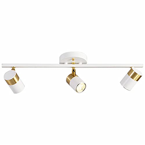 White 3 Lights Track Lighting Fixtures (White)
