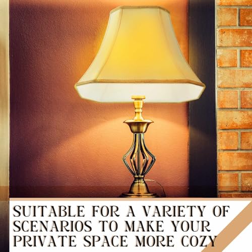 Set of 1 Bell Lamp Shade 6.25"x8" Top 11"x16" Bottom 12" High (6.25" x 8" Top 11" x 16" Bottom 12" High / Eggshell)