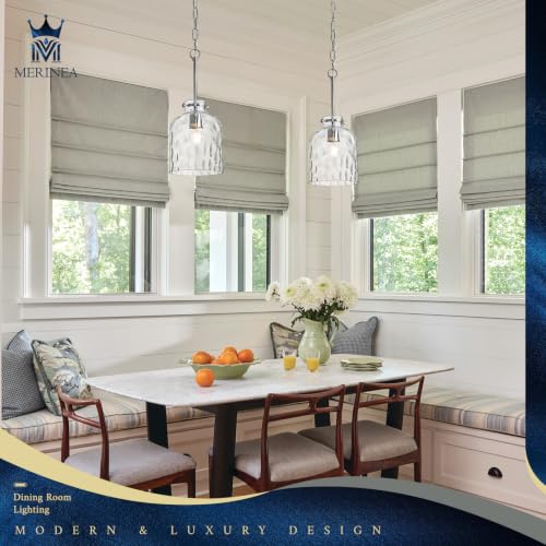 Small Chrome Bell Glass Pendant Light (Chrome / Small)