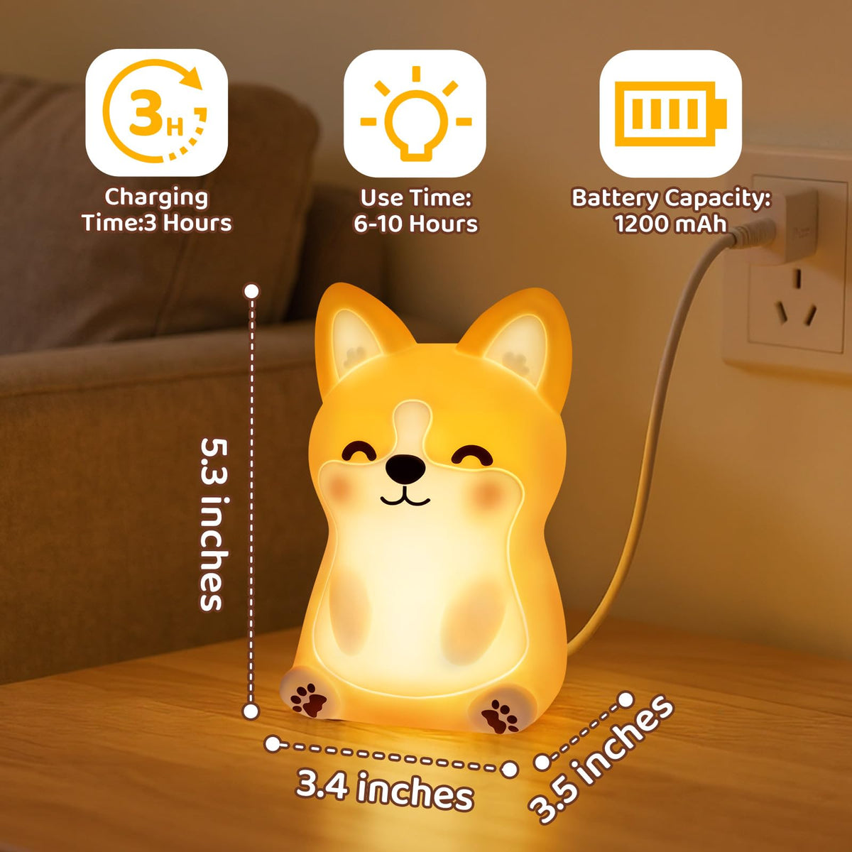 Corgi Gifts for Corgi Lovers (yellow and white)