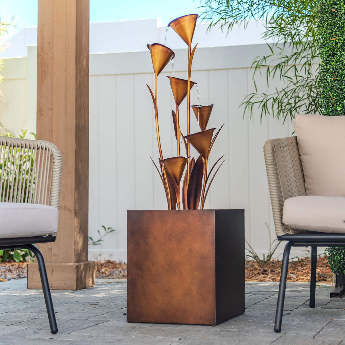 46 Inch Sculptural Metal Multi (Bronze)