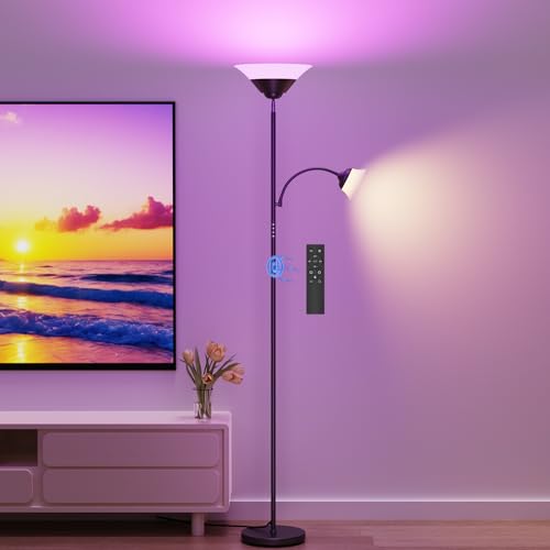 RGB Torchiere Floor Lamp (RGB (Red, Green, Blue))