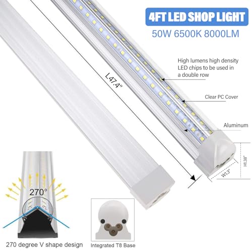 4FT LED Shop Light Garage Lights